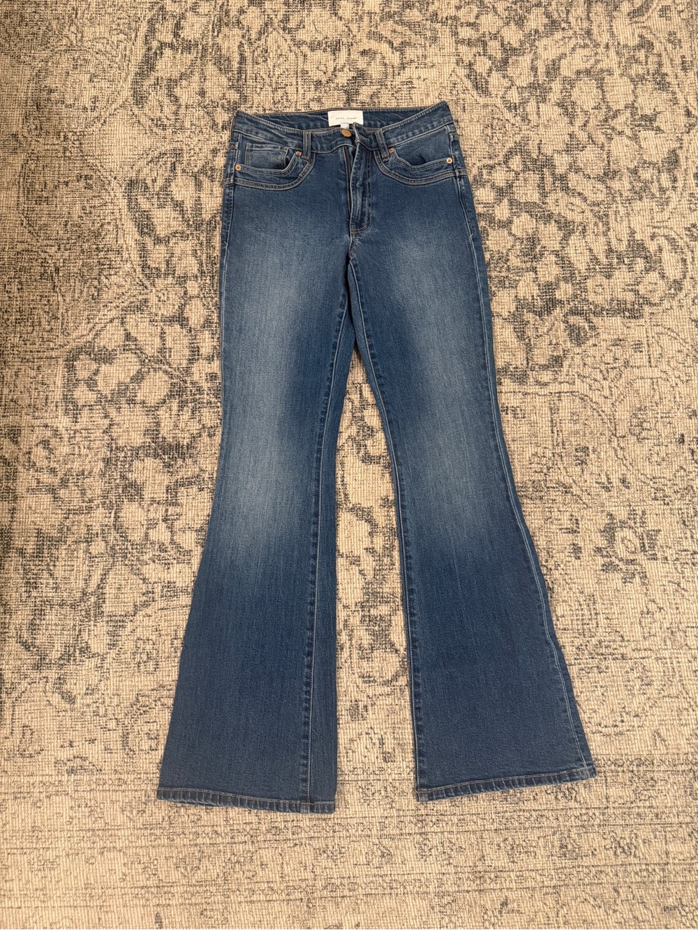 Dear John Flare Jeans - Medium Blue